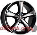 Eta Beta Tettsut X Black Shiny Polish 8x18 5/112 ET25 d66.55