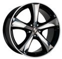 Eta Beta Tettsut X Black Shiny Polish 8x18 5/112 ET25 d66.55